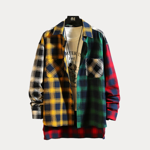 Men Plaid Shirt